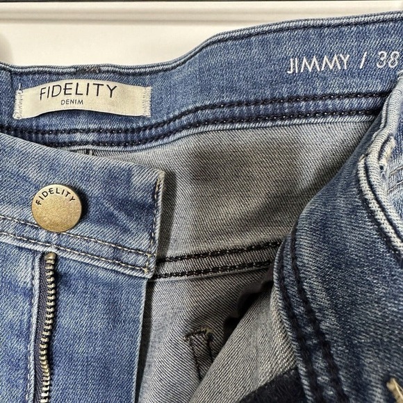 Fidelity Denim Men's Jeans Jimmy Straight Leg Blue Size 38 - Picture 5 of 5